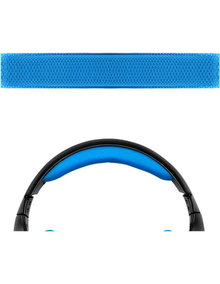 Almohadillas de Reemplazo Geekria para Logitech G430 G930 Azul