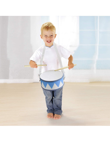 Juego de Tambores para Niños MUSICUBE 20.5 cm Madera Educativo