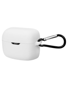 Funda de Silicona Geekria para JBL Tune Buds - Blanca