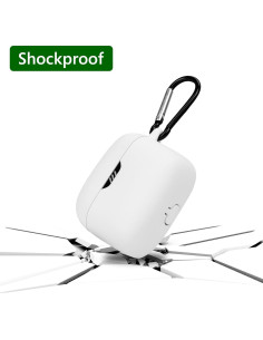 Funda de Silicona Geekria para JBL Tune Buds - Blanca 2