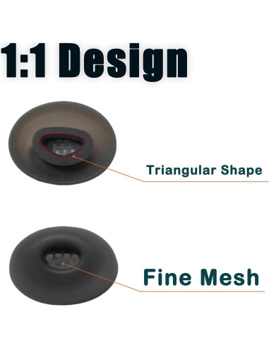 Puntas de Repuesto Silicona Jabra Elite 10 - 4 Pares Negro