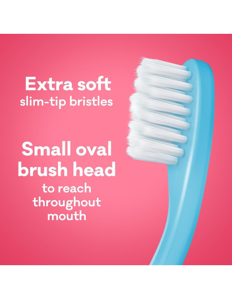 Cepillo de Dientes Grin Kids 100% Reciclado Extra Suave 4 Unidades Azul