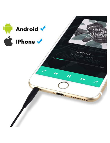 Cable de audio de reemplazo BUTIAO para Bose QC35 1.4m