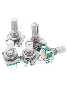2 Piezas Encoder Rotativo EC11 15mm y 20mm Potenciómetro Digital