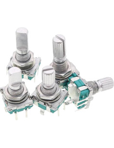 2 Piezas Encoder Rotativo EC11 15mm y 20mm Potenciómetro Digital 2