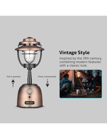 Linterna de Camping OLIGHT Olantern Stretch 500 Lúmenes Recargable