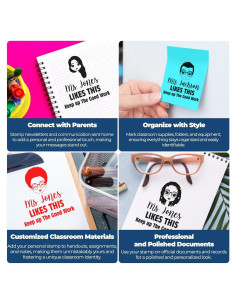 Sello Pre-Entintado Bitmoji Acorn Mini-Yo para Maestros