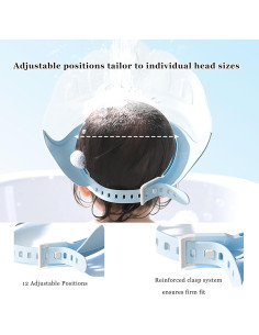Gorro de Ducha Ajustable para Bebé Snowrose - Azul 2