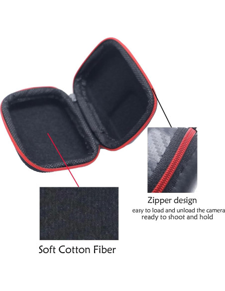 Funda de Transporte GoPro Hero 13 Negra PU Compacta 9x6.5cm