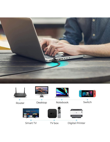 Cable Ethernet Cat 6 Xime 0.91m Alta Velocidad RJ45 Blindado