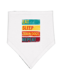 Pañuelo Babero Bebé Algodón 100% Come Duerme Entrena