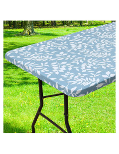 Mantel Rectangular Smiry 122x61 cm Impermeable Azul Bebé