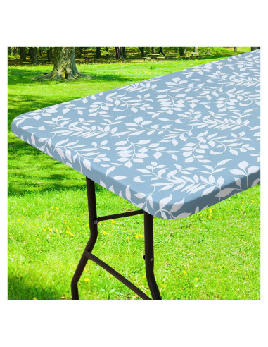 Mantel Rectangular Smiry 122x61 cm Impermeable Azul Bebé