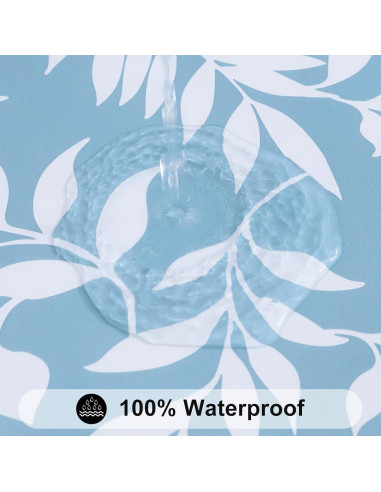 Mantel Rectangular Smiry 122x61 cm Impermeable Azul Bebé