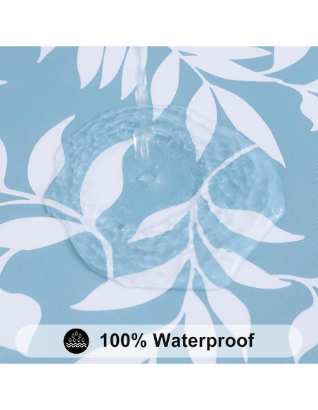 Mantel Rectangular Smiry 122x61 cm Impermeable Azul Bebé