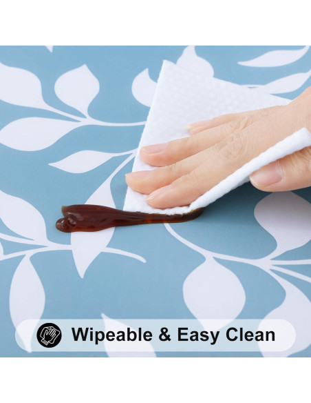 Mantel Rectangular Smiry 122x61 cm Impermeable Azul Bebé