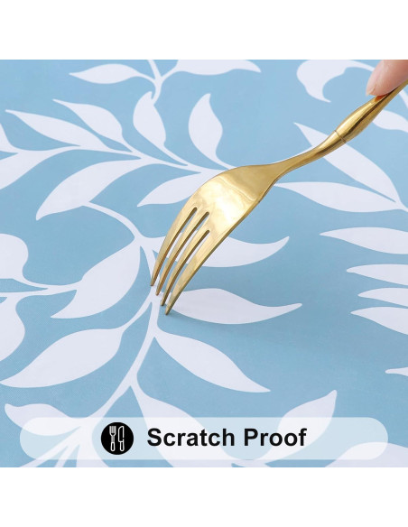 Mantel Rectangular Smiry 122x61 cm Impermeable Azul Bebé