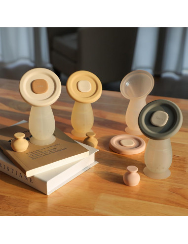 Extractor de Leche Manual Zoka 110ml Silicona Rosa