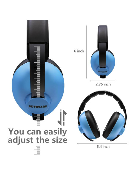 Auriculares de Protección Auditiva BBTKCARE Bebés 0-3 Años Azul