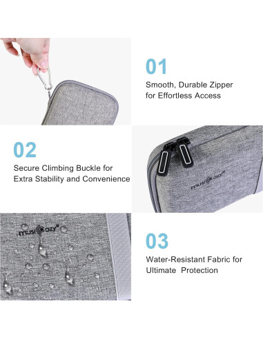 MUSICOZY Máscara de Sueño Bluetooth 3D con Estuche Protector