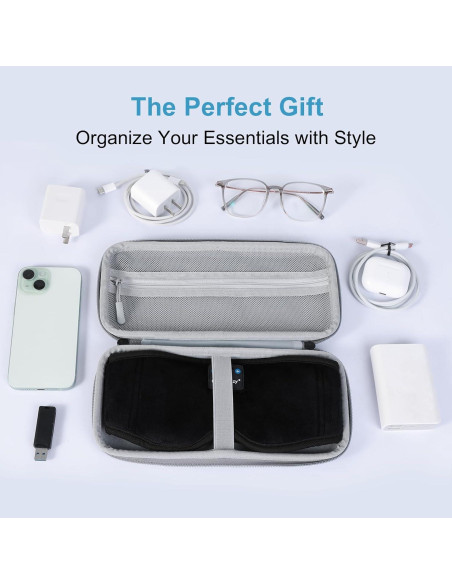 MUSICOZY Máscara de Sueño Bluetooth 3D con Estuche Protector