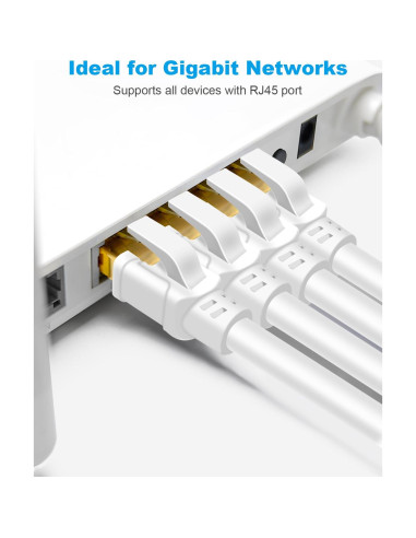 Cable Ethernet CAT 8 DDMALL 6.1m Alta Velocidad 40Gbps