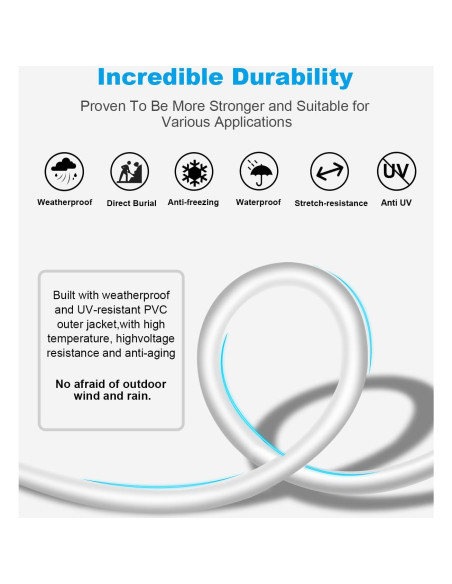 Cable Ethernet CAT 8 DDMALL 6.1m Alta Velocidad 40Gbps