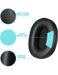 Almohadillas de Repuesto Aurivor para Skullcandy Crusher y Hesh 3 2