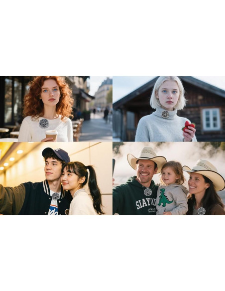 2 Pantallas de Viento para Micrófono Hollyland Lark M2 - Gris