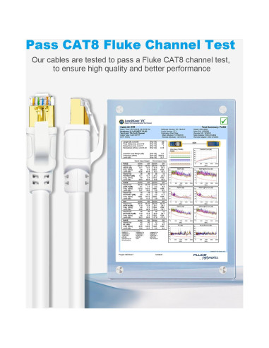 Cable Ethernet CAT 8 DDMALL 6.1m Alta Velocidad 40Gbps