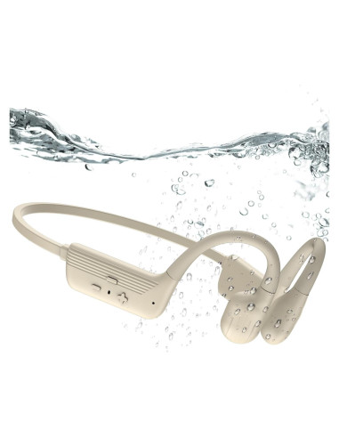 Auriculares de Conducción Ósea KOPIDOE X8 IP68 32GB Beige