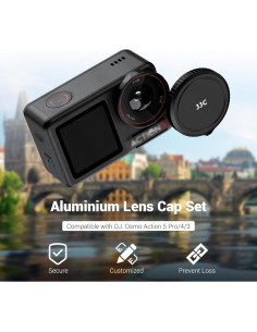 Tapa de Lente de Aluminio JJC LC-DOA5A para DJI Osmo Action 5/4/3 2