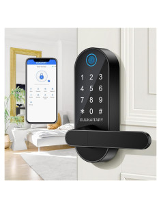 Cerradura Inteligente EUUKAITARY JKT-WLF15BK WiFi Huella Dactilar