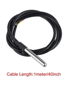 Sensor de Temperatura BOJACK DS18B20 1M Acero Inoxidable - 5 Pcs 2