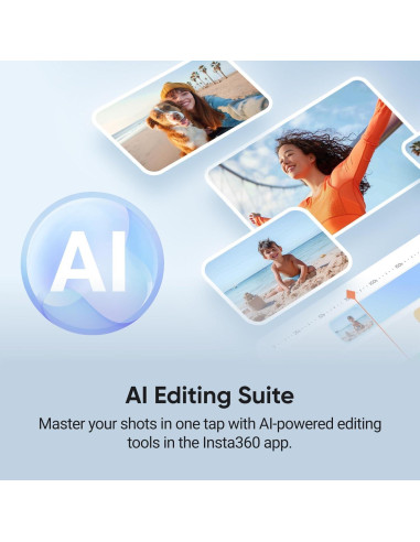 Estabilizador de Smartphone Insta360 Flow 2 Pro Gris - 3 Ejes, IA