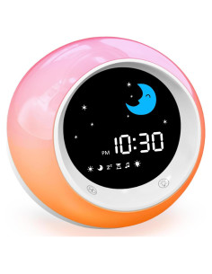 Reloj Despertador iHoo para Niños con Luz Nocturna y Alarma