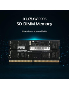 Memoria RAM KLEVV DDR5 16GB 5600MHz SO-DIMM 1.1V Negra 2