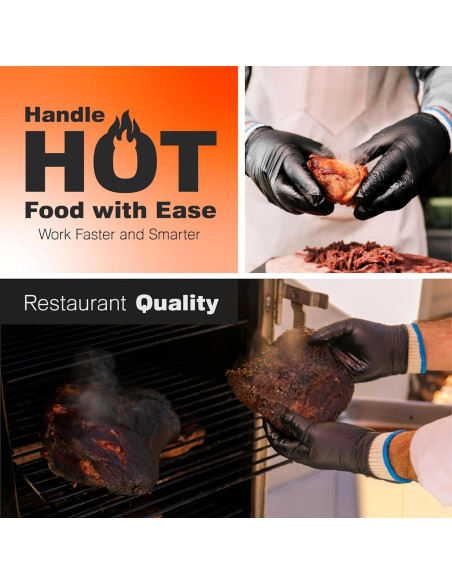 Guantes BBQ Raxwell - 3 Pares Resistentes al Calor Talla Grande Guantes BBQ Raxwell - 3 Pares Resistentes al Calor Talla Grande