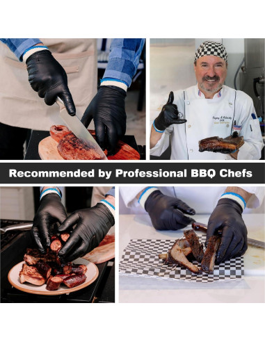 Guantes BBQ Raxwell - 3 Pares Resistentes al Calor Talla Grande