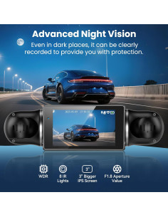 Cámara de tablero 360 M CARKUMI 2K WiFi G-Sensor 2