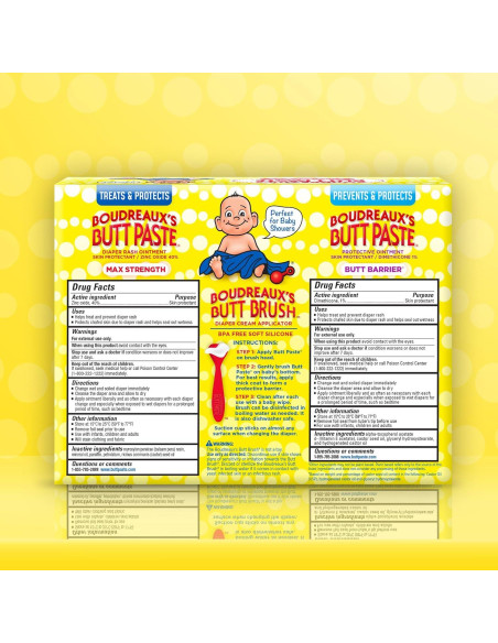 Kit de Regalo Baby Shower Boudreaux's Butt Paste - 3 Esenciales