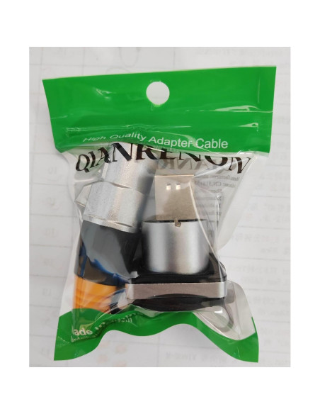 Adaptador RJ45 a Prueba de Agua CAT6 QIANRENON IP65 para Panel