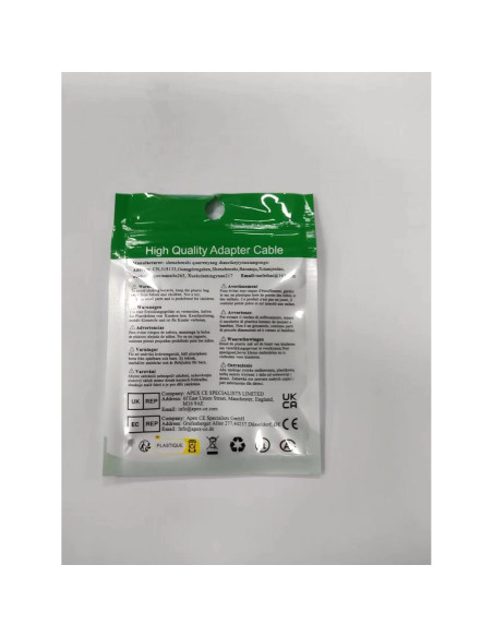 Adaptador RJ45 a Prueba de Agua CAT6 QIANRENON IP65 para Panel