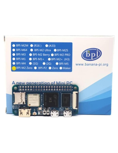 Computadora Banana Pi M2 Zero youyeetoo 512MB SDRAM WiFi Bluetooth