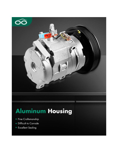 Compresor de A/C SCITOO para Toyota Corolla y Matrix 1.8L