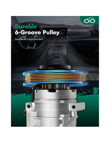 Compresor de A/C SCITOO para Toyota Corolla y Matrix 1.8L