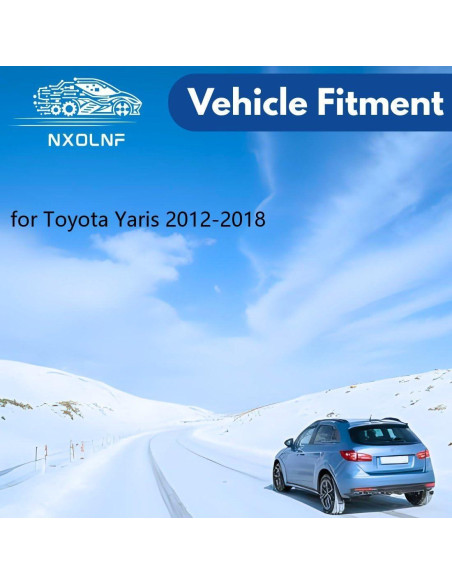 Pastillas de freno cerámicas Nxolnf para Toyota Yaris 2012-2018