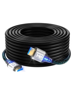 Cable HDMI 4K 15.24 m Zazalon 2.0 Alta Velocidad 60Hz
