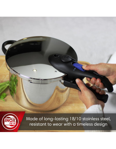 Olla a Presión Magefesa Favorit 6L Acero Inoxidable Inducción