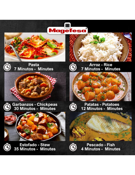 Olla a Presión Magefesa Favorit 6L Acero Inoxidable Inducción